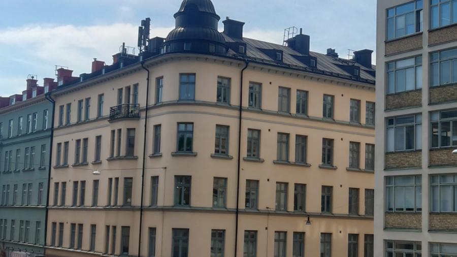 Hörnhuset från Tjärhovsplan